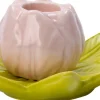 Intratuin kandelaar An roze / groen 10,8 x 9,3 x 5 cm