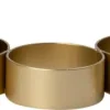 Intratuin kandelaar Donna goud 31 x 7,5 x 4 cm