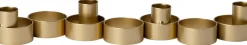 Intratuin kandelaar Donna goud 31 x 7,5 x 4 cm