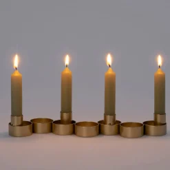 Intratuin kandelaar Donna goud 31 x 7,5 x 4 cm