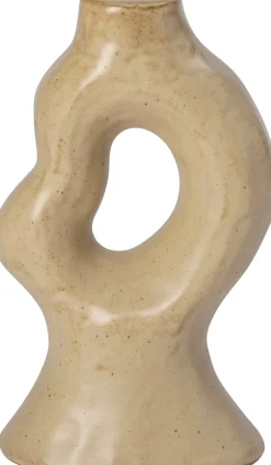 Intratuin kandelaar Elvita beige 10,5 x 7 x 17,5 cm