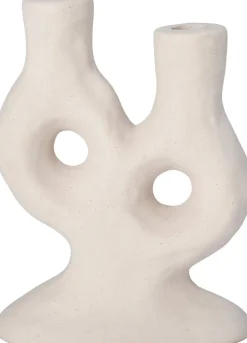 Intratuin kandelaar Elvita wit 14,8 x 7,5 x 20 cm