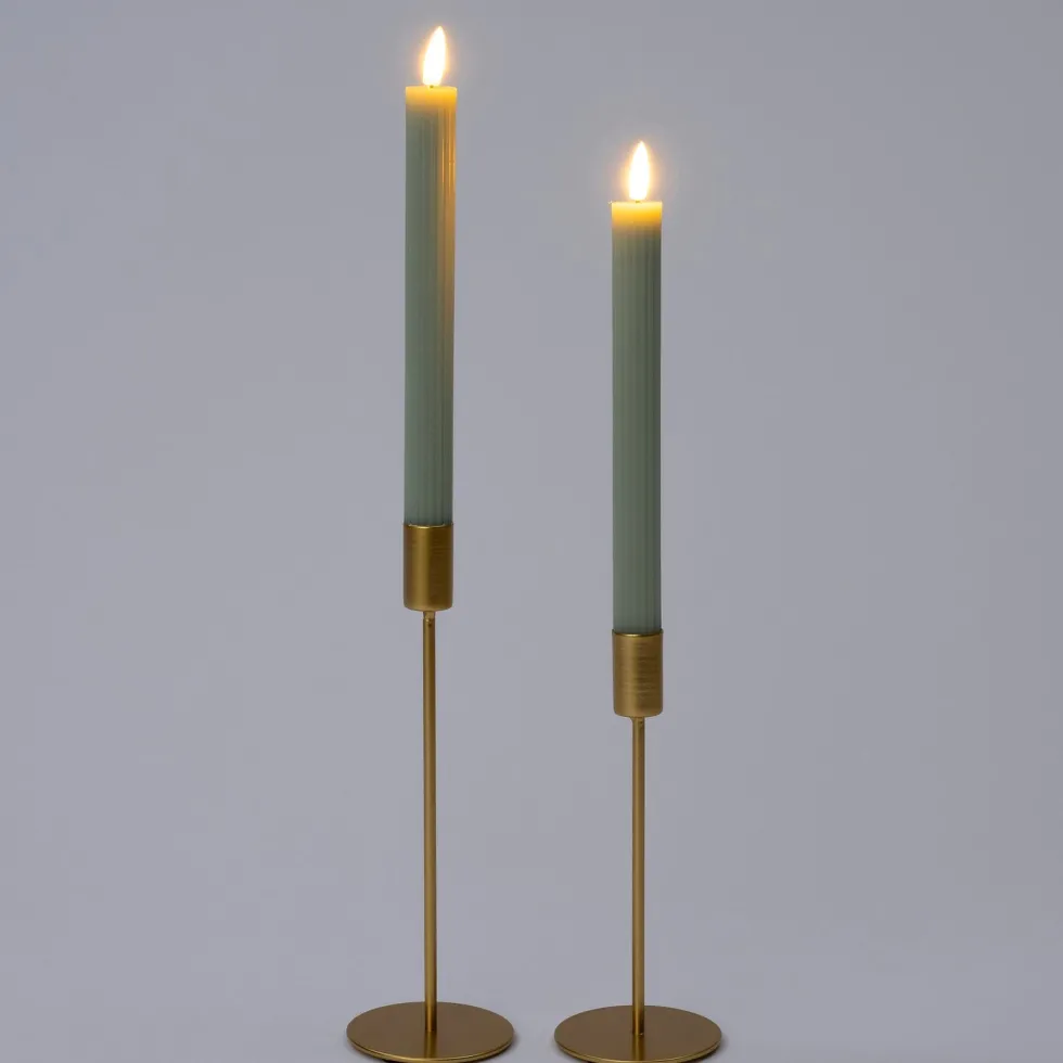 Intratuin kandelaar goud D 8 H 20 cm