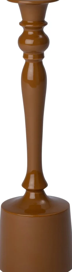 Intratuin kandelaar Heros bruin D 9 H 31 cm