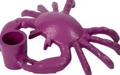 Intratuin kandelaar Jaba krab roze 14,5 x 14 x 3 cm