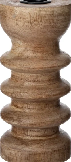 Intratuin kandelaar Javi naturel D 7,5 H 15,5 cm