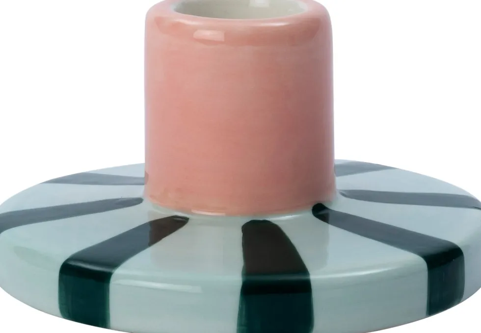 Intratuin kandelaar Julan roze D 9 H 5 cm