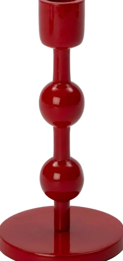Intratuin kandelaar Katy rood D 9 H 18 cm