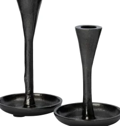 Intratuin kandelaar Kee zwart D 10,5 H 15,5 cm