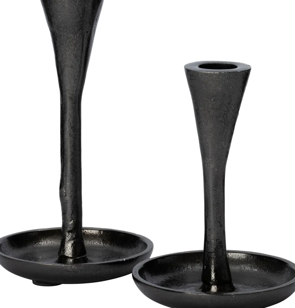 Intratuin kandelaar Kee zwart D 10,5 H 15,5 cm
