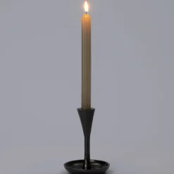 Intratuin kandelaar Kee zwart D 10,5 H 19,5 cm