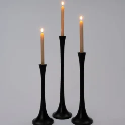 Intratuin kandelaar Kee zwart D 14 H 39 cm