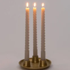 Intratuin kandelaar Koko goud D 15 H 5 cm
