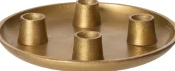 Intratuin kandelaar Koko goud D 20 H 5 cm