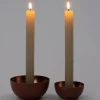 Intratuin kandelaar Lizz bruin / koper D 10 H 5 cm