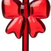 Intratuin kandelaar Lizze rood D 8 H 23 cm