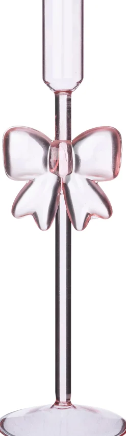 Intratuin kandelaar Lizze roze D 8 H 23 cm