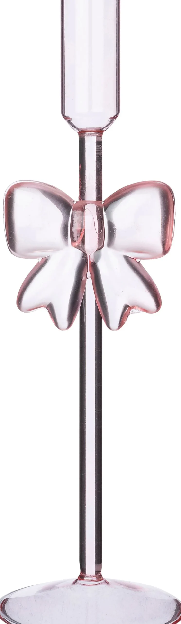 Intratuin kandelaar Lizze roze D 8 H 27,5 cm