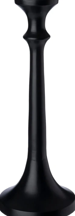 Intratuin kandelaar Mateo zwart D 9 H 25 cm