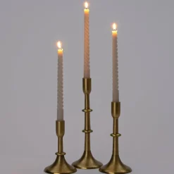 Intratuin kandelaar Mies goud D 10,5 H 22 cm