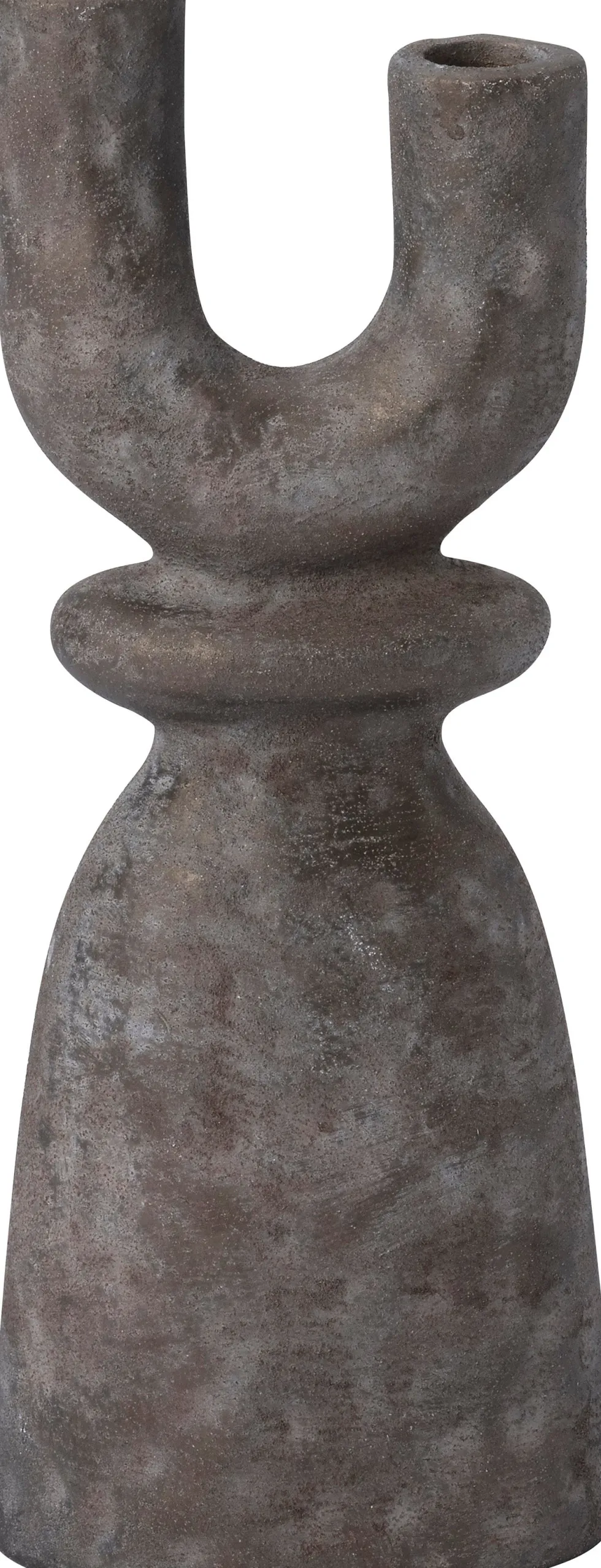 Intratuin kandelaar Nico grijs 12 x 8 x 30,5 cm