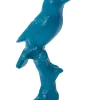 Intratuin kandelaar Nik blauw 18 x 9 x 29 cm