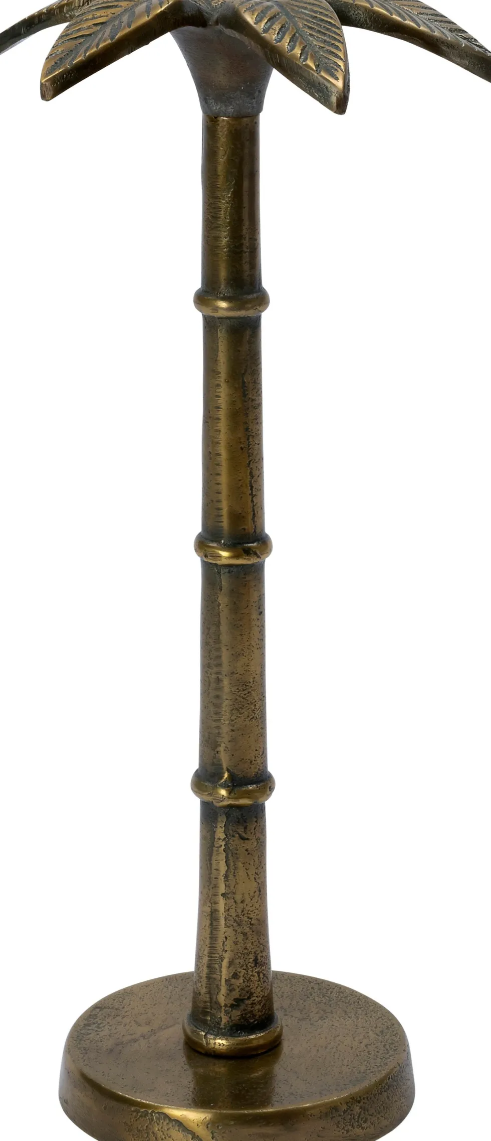 Intratuin kandelaar Palm messing D 16 H 34 cm