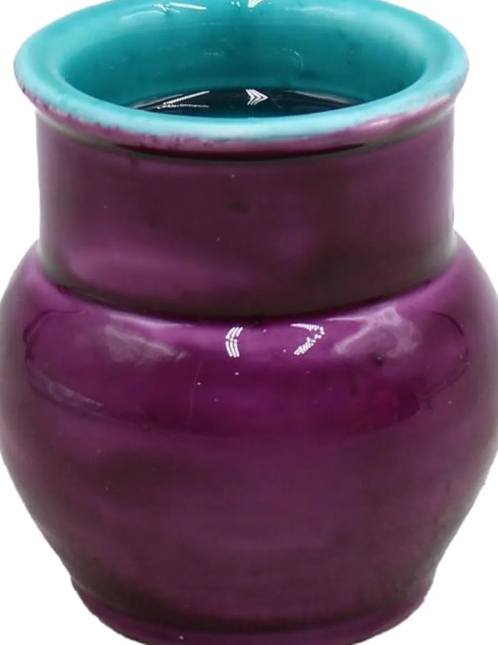 Intratuin kandelaar Rico paars / blauw D 6 H 7 cm