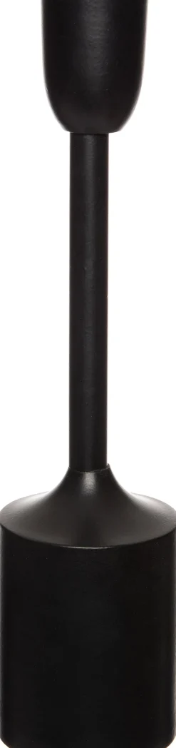Intratuin kandelaar Roos zwart D 6 H 25 cm