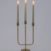 Intratuin kandelaar Rox goud 17 x 10 x 30 cm