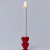 Intratuin kandelaar Ryden rood 5 x 4 x 9 cm