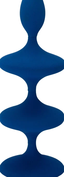 Intratuin kandelaars Mika blauw D 11 H 28 cm