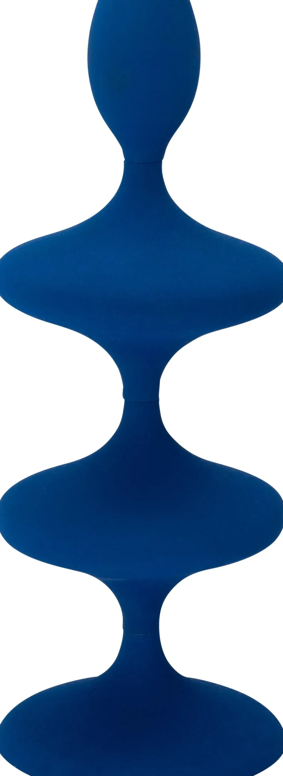 Intratuin kandelaars Mika blauw D 11 H 28 cm