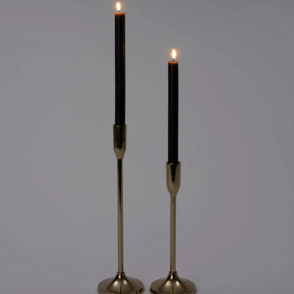 Intratuin kandelaar Sylvi goud D 10 H 30 cm