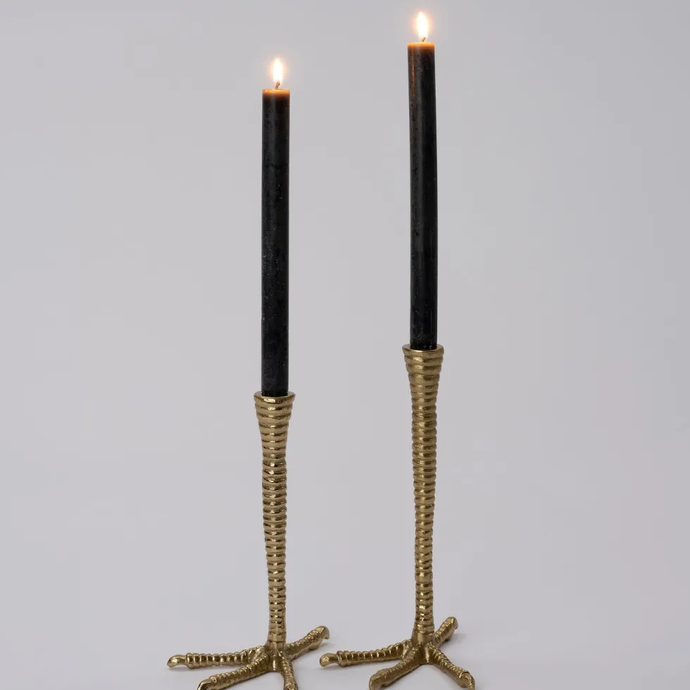 Intratuin kandelaar Tes goud 16,5 x 16,5 x 26,5 cm