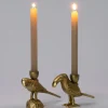 Intratuin kandelaar Toekan goud 17,5 x 4 x 12 cm