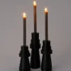 Intratuin kandelaar Vivien zwart D 10 H 20,5 cm