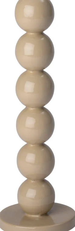Intratuin kandelaar Yorik beige D 10,5 H 32 cm