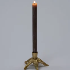 Intratuin kandelaar zeester goud D 13,5 H 8 cm