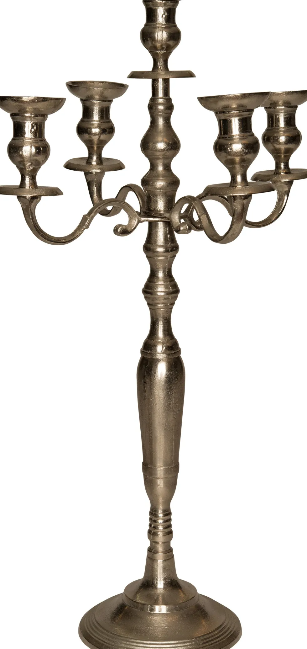 Intratuin kandelaar zilver D 8,5 H 79 cm