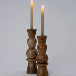 Intratuin kandelaar Zus naturel D 9 H 36 cm