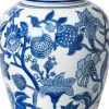 Intratuin karaf Nilla wit / blauw D 19 H 27 cm