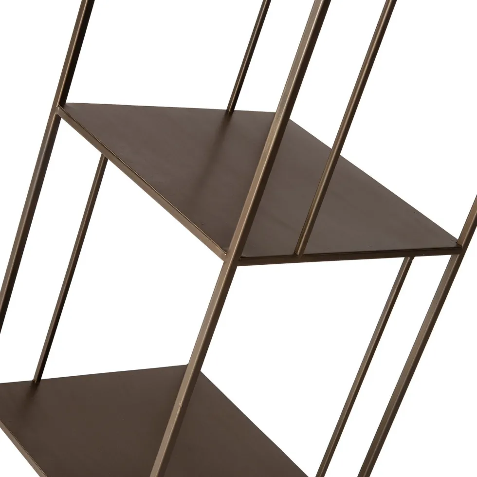Intratuin kast goud / bruin 38 x 38 x 185 cm