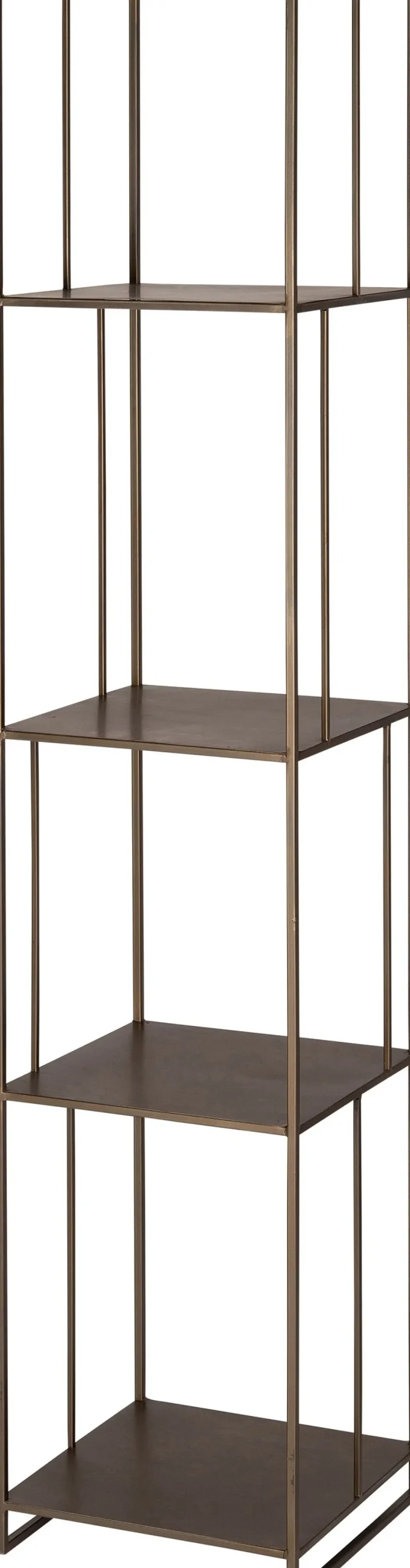 Intratuin kast goud / bruin 38 x 38 x 185 cm