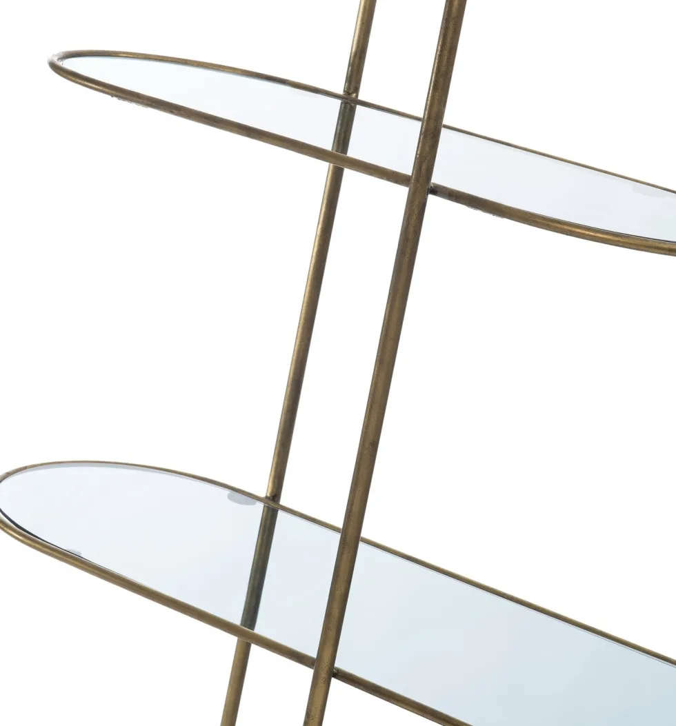 Intratuin kast Luc goud 95 x 36 x 180 cm