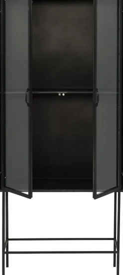 Intratuin kast Luc zwart 80 x 41 x 182 cm
