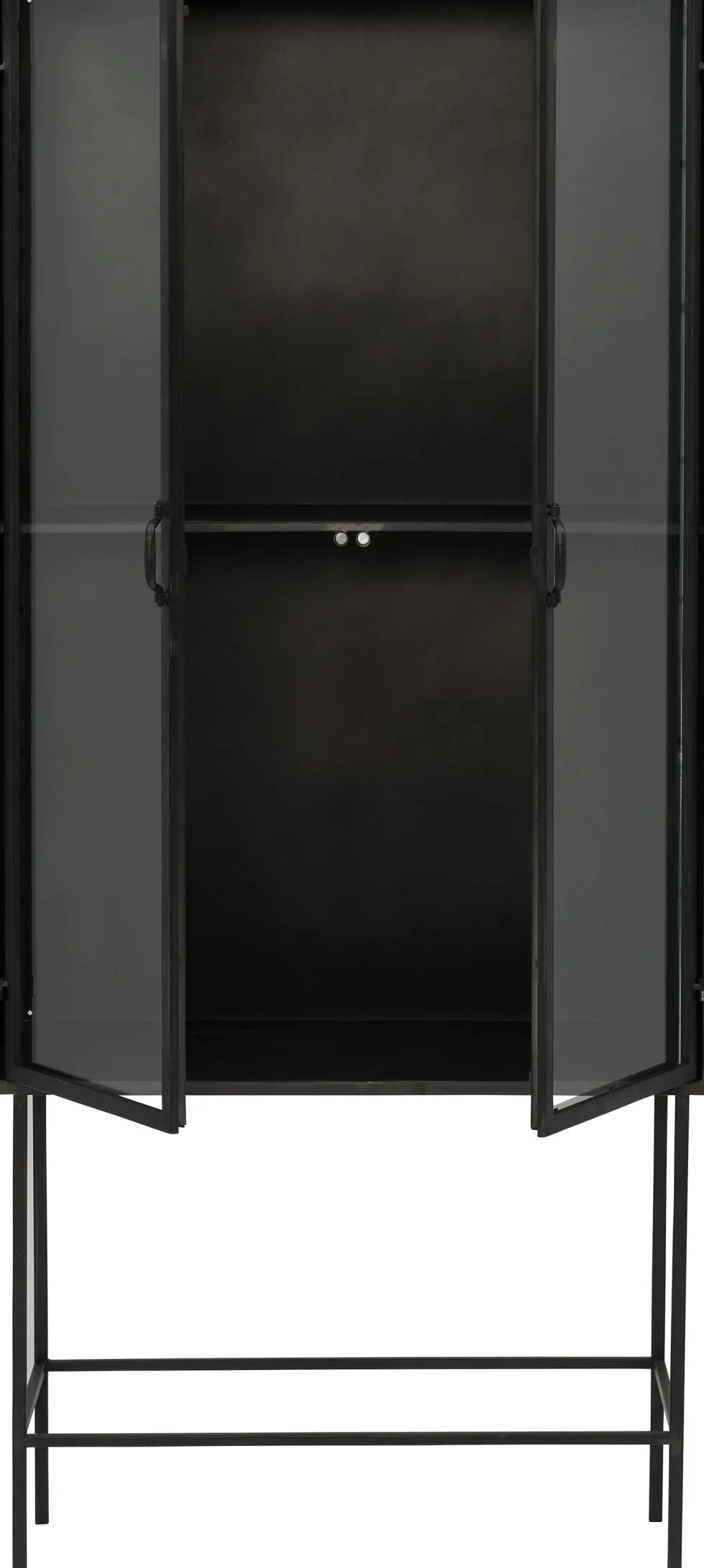 Intratuin kast Luc zwart 80 x 41 x 182 cm