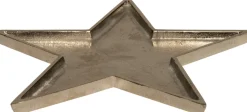 Intratuin kerstdecoratiebord ster zilver 24 x 1 x 24 cm