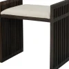 Intratuin kruk Benny bruin 50 x 33 x 50 cm