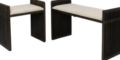 Intratuin kruk Benny bruin 50 x 33 x 50 cm